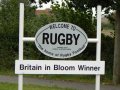 1st October 2007 - Rugby World Cup - Rugby Town Boundary Sign, Warwickshire, England, United Kingdom