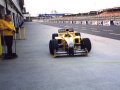 15 October 1998 - Silverstone - Ralf Schumacher's Car Alone in Pit Lane