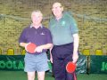 15th March 2008 - Leamington & District Table Tennis Association Closed Tournament - Finals Night - Veteran Over 60 Finalists - Brian Aston & Derek Harwood