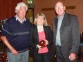 16th May 2008 - L&DTTA - Presentation Evening - Division 'A' Runner's Up - President Johnny Earls Presenting to Sue Clarke & Derek Harwood