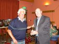 16th May 2008 - Leamington & District Table Tennis Association Closed Tournament - Presentation Evening - Division 'A' Average Winner - Johnny Earls Presents to Derek Harwood