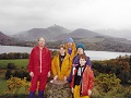 26th October 1992 - Walk 217 : AA159 - Keswick, Derek aand Middleton boys at Castle Head