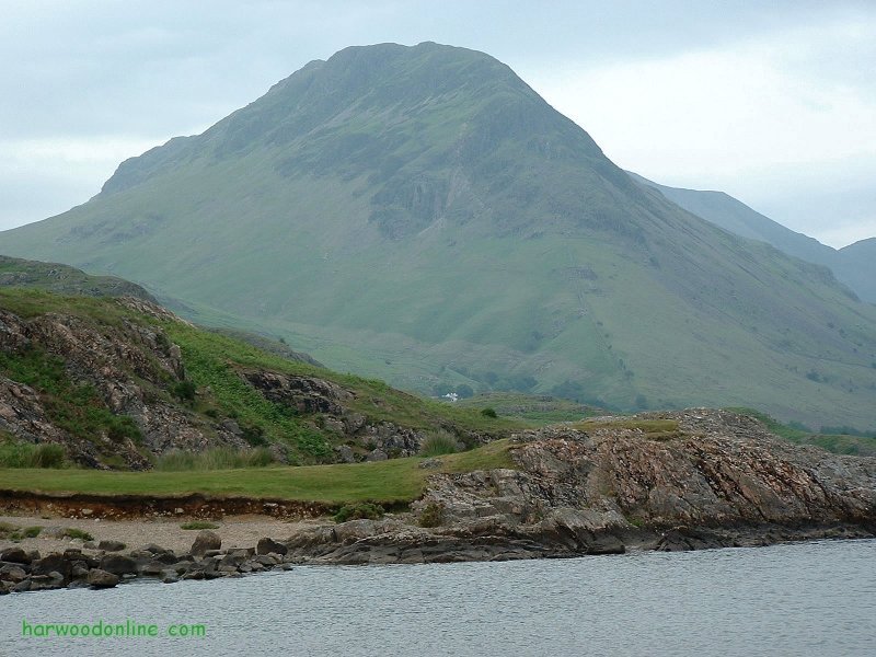 8th June 2004 - Walk 585 - Great Gable - Yewbarrow from Wast Water (Click Here to Return to Midland Hillwalkers Photos - aw585)