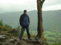 19th August 2004 - AA Walk 161 Lodore Falls - Larry at 'Surprise View' overlooking Derwent Valley & High Spy