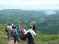 4th July 2003 - BT Group - Lake District - Lake Windermere & BT Group from Nab Scar