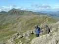 20th August 2004 - Lakes - Larry, Ken, Bowfell & Fifth Crinkle from Fourth Crinkle