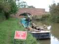 24th September 2004 - Grand Union Canal - Canal Repairs at Bridge 43