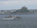 12th August 2006 - South West Coastal Path - Ferry Passing St Michael's Mount