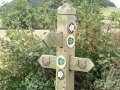 17th August 2007 - Heart of England Way - Finger Post by Rookery Farmhouse on Brockhurst-Rookery Lanes
