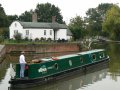 12th October 2007 - Heart of England Way - Narrow Boat, Named 'Ethos' and Rounded Roof, at Kingswood Canal Junction