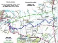 13th September 2009 - Map of Thames Path - Section 4 - St. John's Bridge to Radcot Bridge
