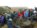 12 October 2003 - Walk 572 - Peak District North/South Traverse - Lunch near Margery Hill