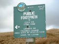 14 December 2003 - Walk 574 - Peak District - Brown Knoll - Unusual Sign below South Head