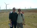 25th April 2004 - Walk 578 - Glyndwr's Highway - Jim & Sue in Wind Farm