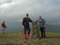 14th November 2004 - Peak District - Derek and Roger at Mam Tor Trig Point