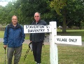 9th August 2011 - Hellidon - Ken & Larry start of the walk