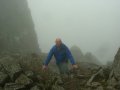 21st September 2003 - Walk 571 - Scottish Munro - Derek near Summit of Beinn Narnain