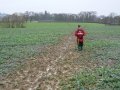 16th February 2007 - Winchcombe - Dennis on Muddy Cotswold Way