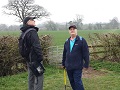 17th March 2015 - Golf Course - Larry and Dennis by Kissing Gate just south of Hampton in Arden